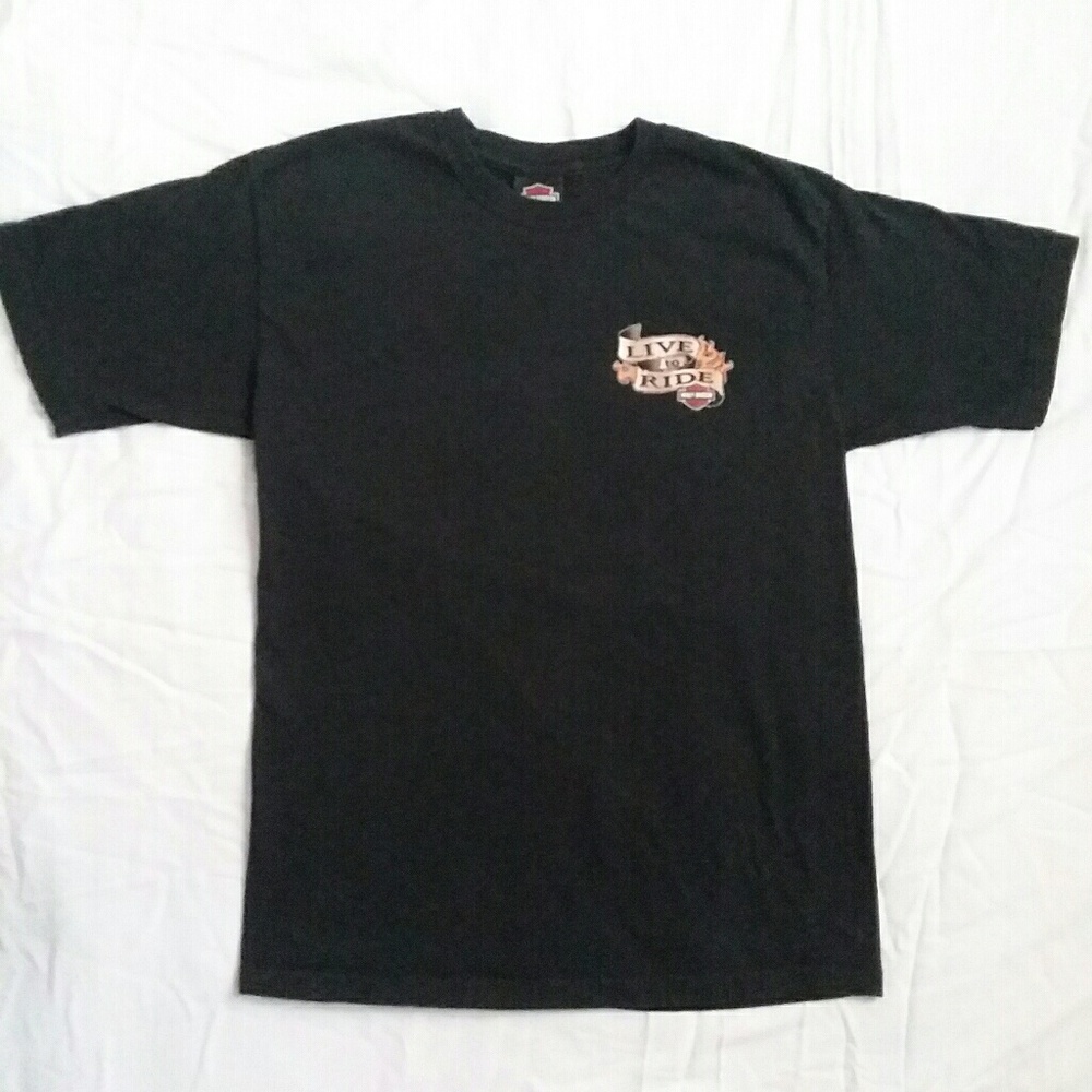 Harley-Davidson "Live To Ride" Retro Tee Shirt
